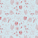 Firework Fields - Independence Toile - Light Blue