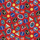 Reach for the Stars with NASA - Patches - Red