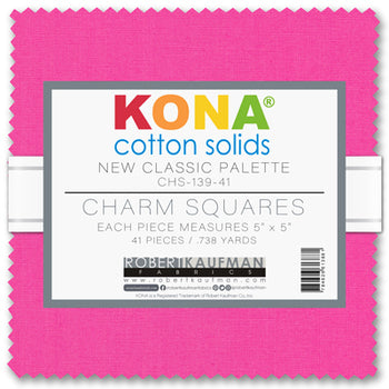 Kona Cotton Classic Palette Charm Squares