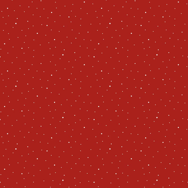 Seasonal Basics - Dapple Dot - Barn Red