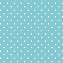 Swiss Dot - White on Aqua