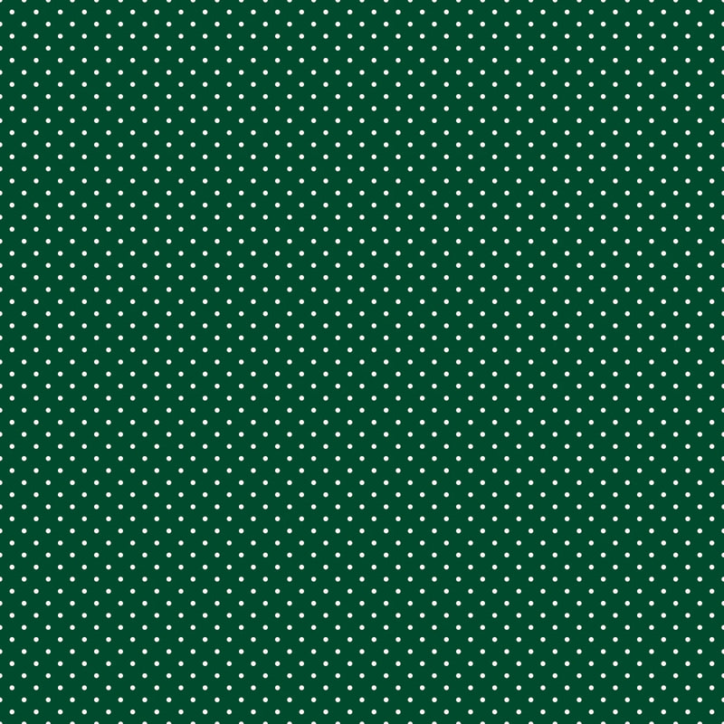 Seasonal Basics - Swiss Dot - Christmas Green