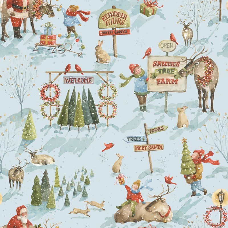 Santa's Tree Farm - Main - Sky