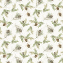 Holiday Spirit - Pinecones - Cream