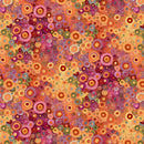 Calico Cat - Painted Circle Geo - Orange