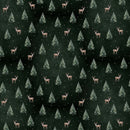 Welcome Winter - Tossed Deer & Evergreen - Pine