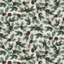 Welcome Winter - Pine Needles & Acorns - Cream