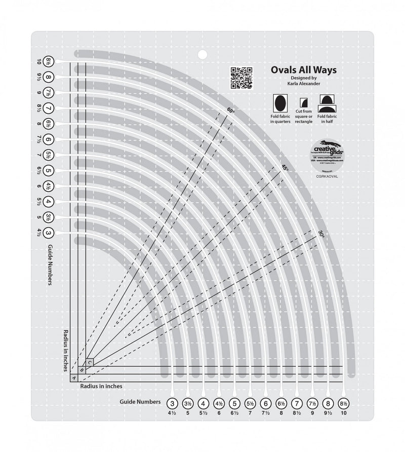 Creative Grids Oval All Ways