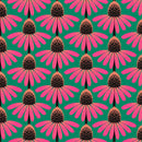 Love Always, AM Cotton Lawn - Echinacea - Sunset