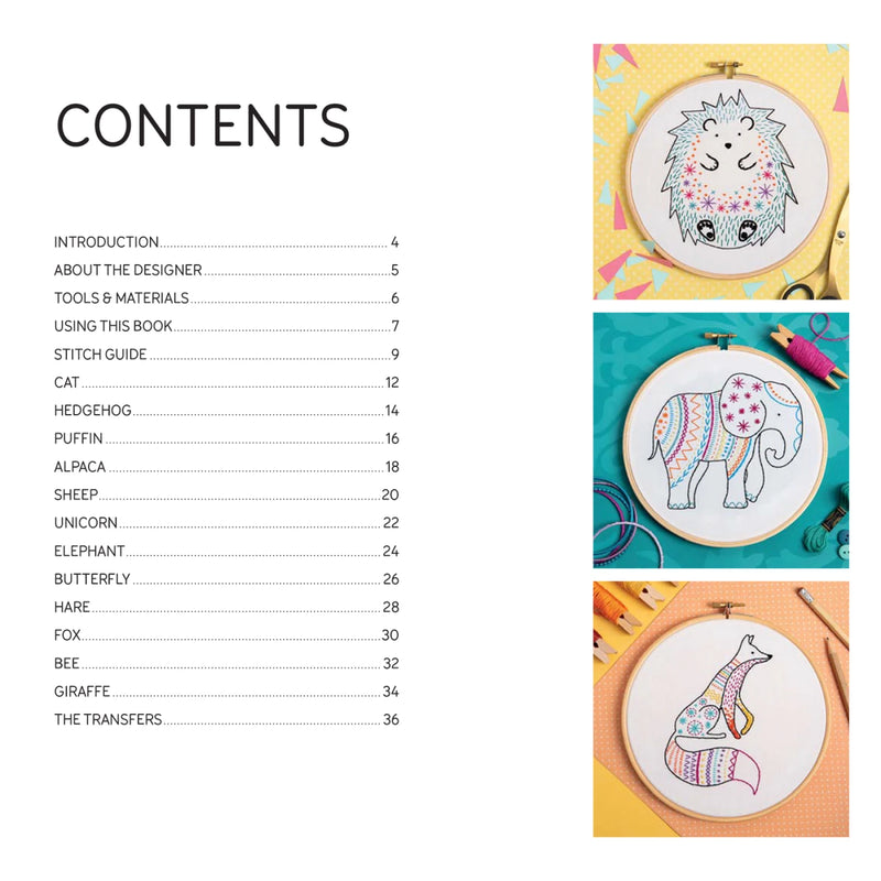 Embroidery Made Easy: Awesome Animals