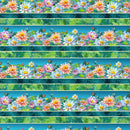 Water Lilies - Water Lily Stripe - Multi