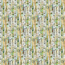 Silent Lake - Birch - Light Green Muti