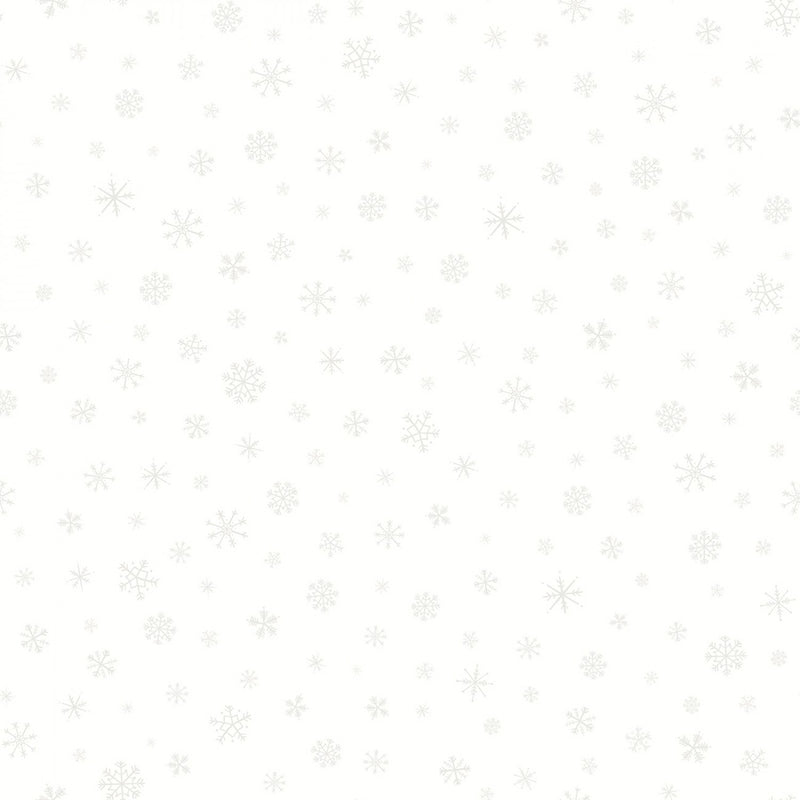 Snow Leopard Flannel - Snowflakes - Cloud