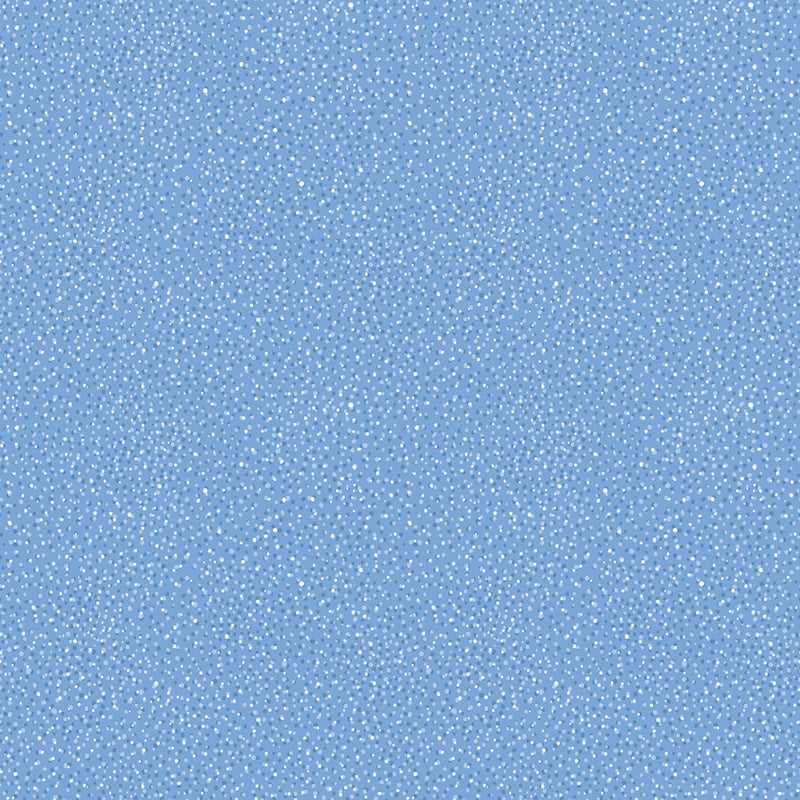 Snow Leopard Flannel - Flurry - Blue