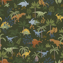 Flannel Cretaceous Jungle - Dinos - Forest