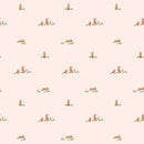 Flannel Sweet Cotton Tales - Flopsy Fields - Blush