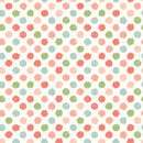 Love You to the Moon Flannel - Dots - White