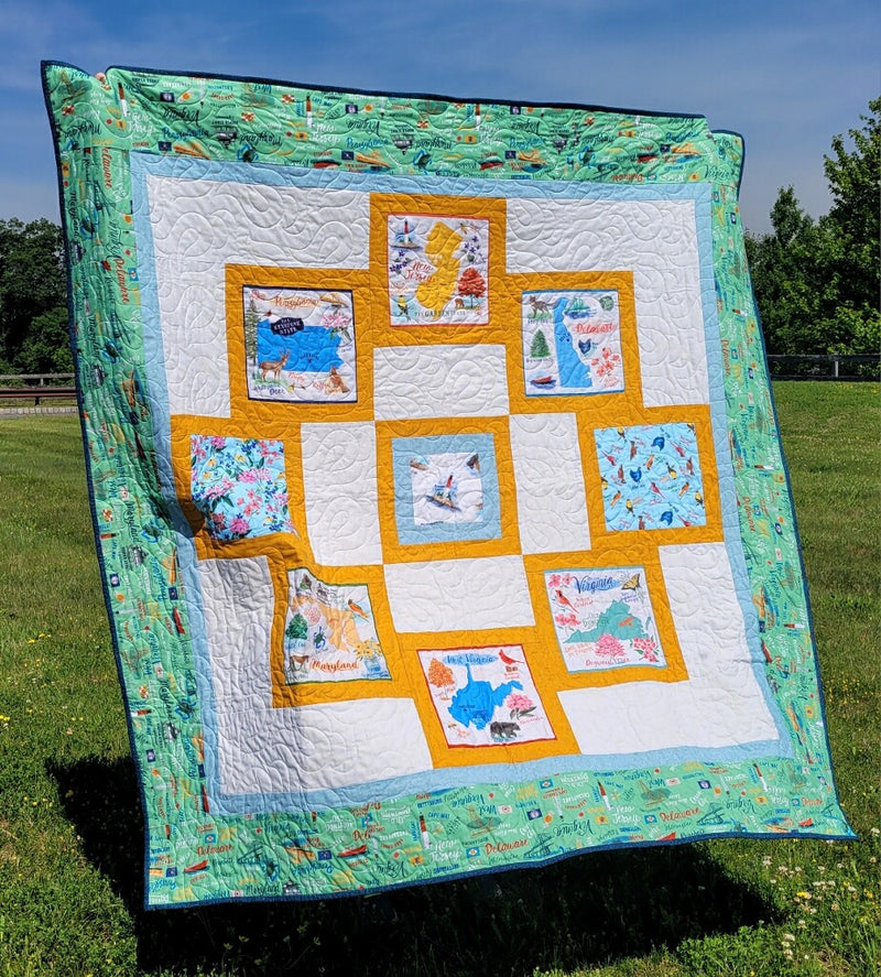 All Mid-Atlantic Shop Hop Quilt