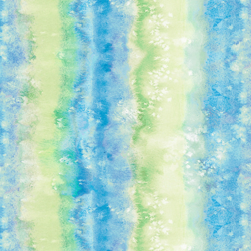 Fairy Garden - Ombre Stripe - Blue/Green
