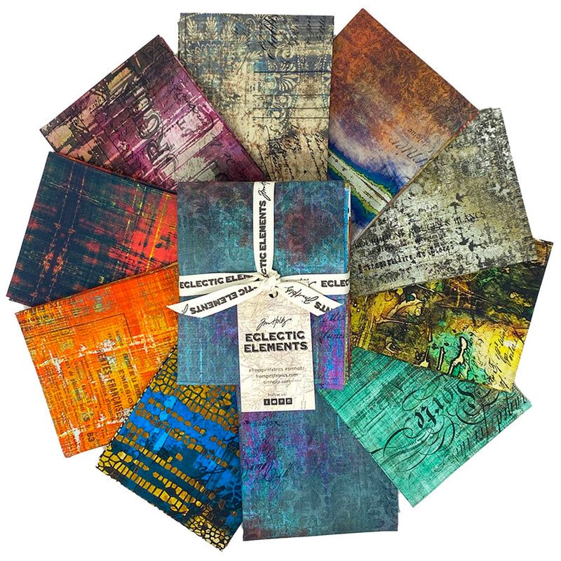 Tim Holtz Eclectic Elements FQ Bundle - Abandoned 2