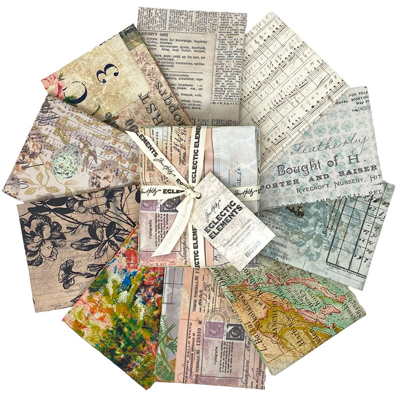 Tim Holtz Eclectic Elements FQ Bundle - Foundations