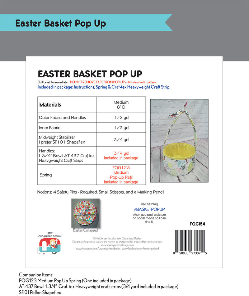 Easter Basket Pop Up