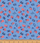 All Mid-Atlantic Shop Hop 2025 - Patriotic Flags - Blue