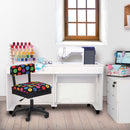 Sewing Chair with Storage - Bright Buttons