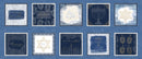 Hanukkah Lights - Blocks (18" Repeat) - Blue