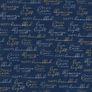 Hanukkah Lights - Hanukkah Wishes - Navy