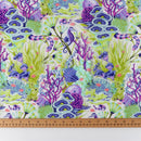 Tula Pink Floral Reef Vinyl - Reef What You Sew - 1/2 Yard Cut