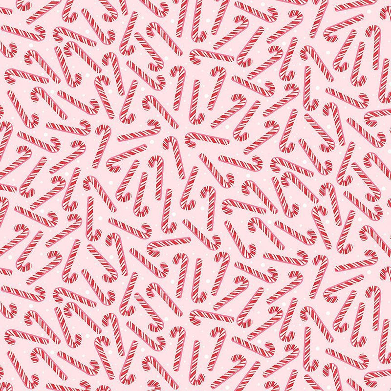 Gingerbread Dreams - Tossed Candy Canes & Dots - Candy