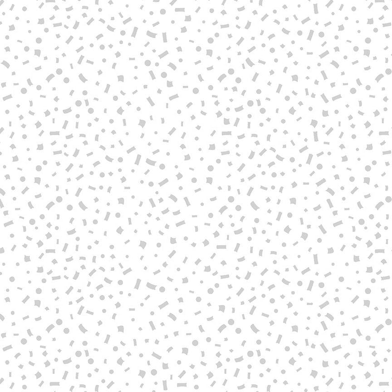 Whiteout - Confetti Dots - White