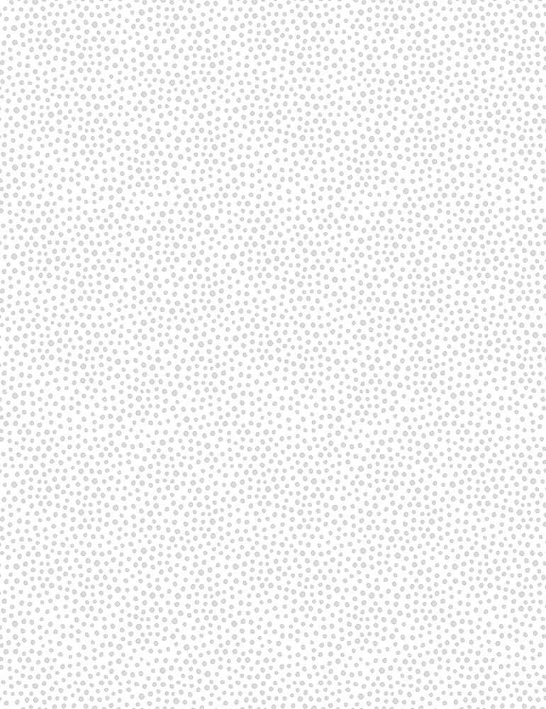 Whiteout - Clustered Dots - White