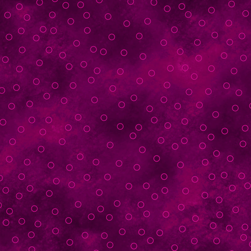 Jewel - Tossed Dots - Dark Fuschia