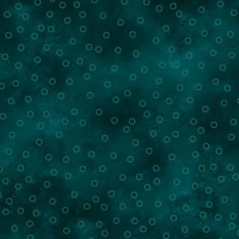 Jewel - Tossed Dots - Dark Teal