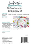 30 Day Sampler Embroidery Kit