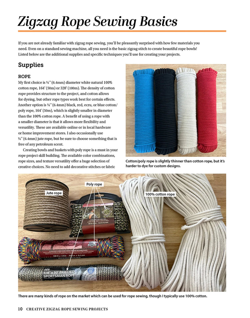 Creative Zigzag Rope Sewing Projects