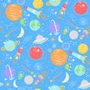 Playtime Flannel - Space - Blue