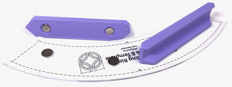 5" Magnetic Ruler Handles - Lilac