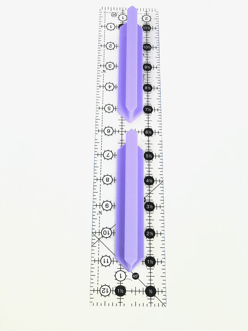 5" Magnetic Ruler Handles - Lilac