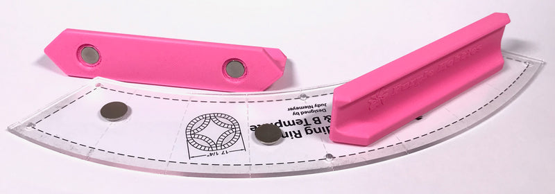 5" Magnetic Ruler Handles - Pink