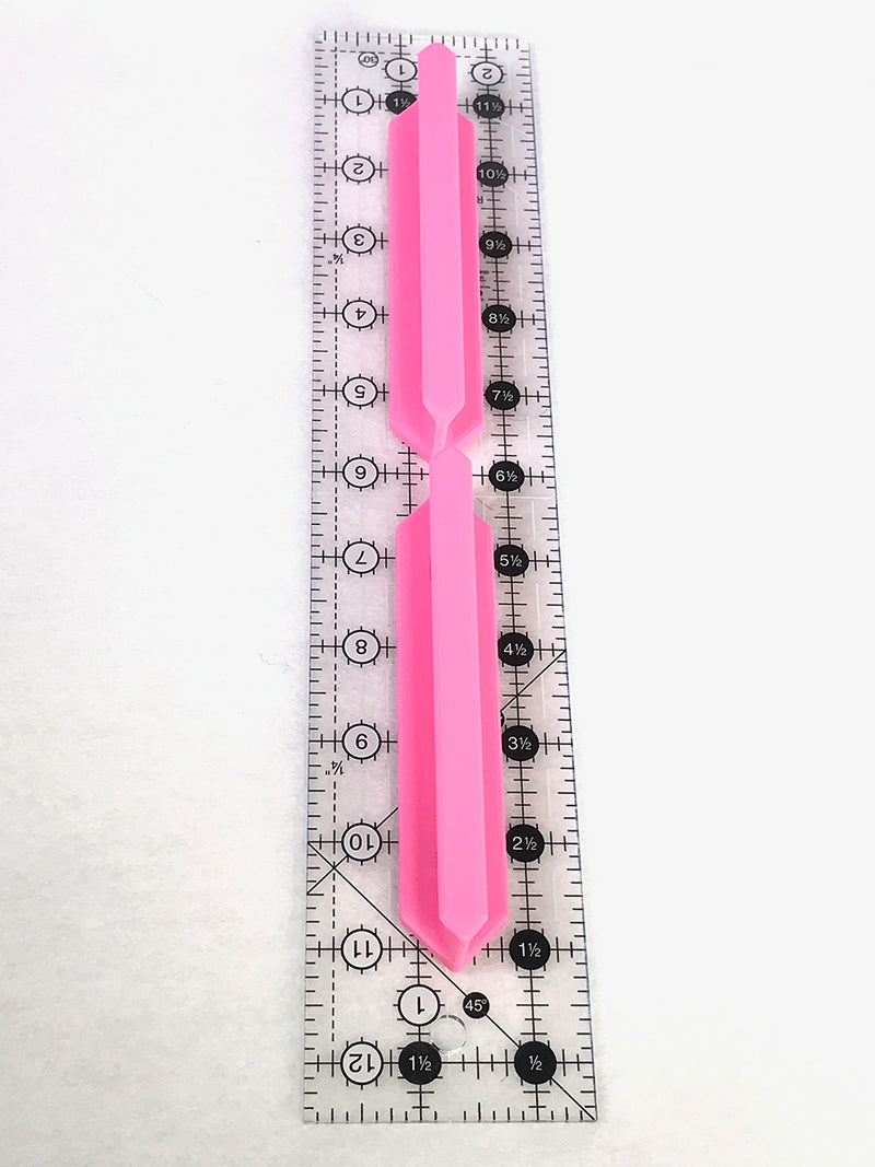 5" Magnetic Ruler Handles - Pink