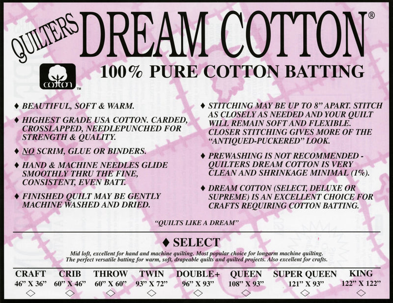 Quilter's Dream Cotton Select - King - Natural