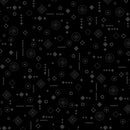 Onyx II - Spaced Shapes - Black