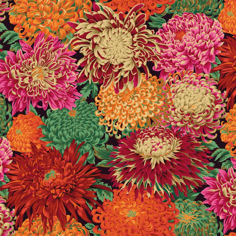 Kaffe Classics - Japanese Chrysanthemum - Red