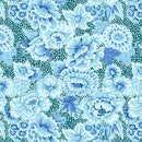 Kaffe: From the Archives - Floral with Dots - Blue