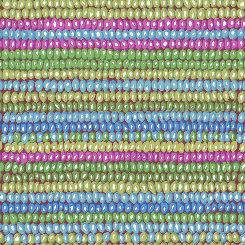 Vintage - Bead Stripe - Moss