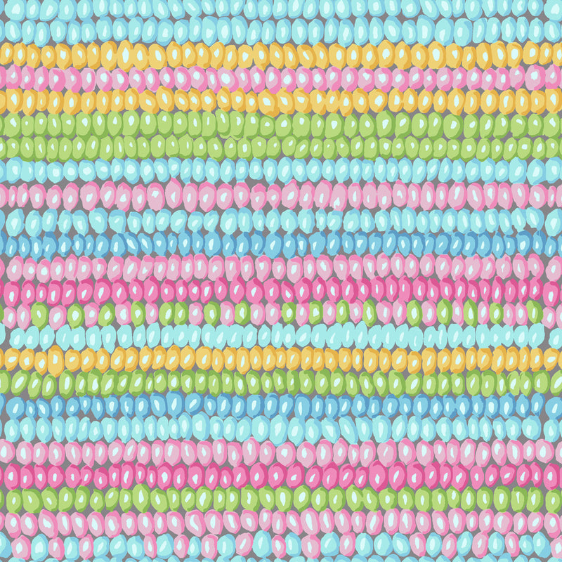 Vintage - Bead Stripe - Pastel