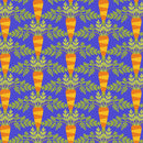 Vegetable Patch - Carrot - Blue